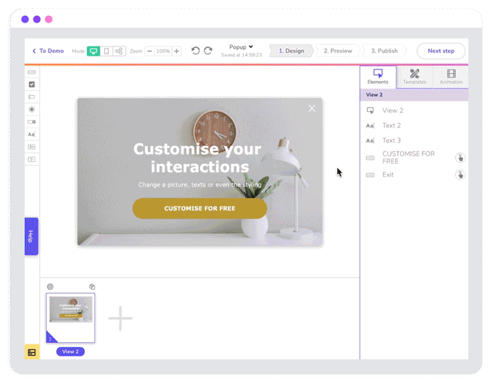 Giosg's lead generation tool for inbound lead capture 