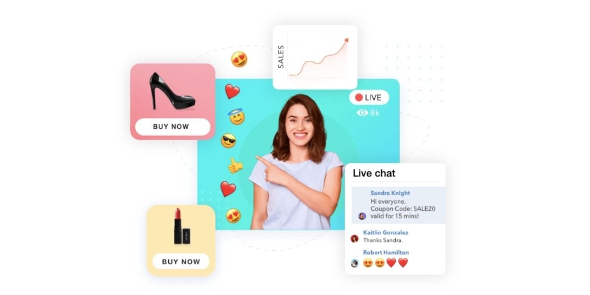 is launching an interactive live shopping platform