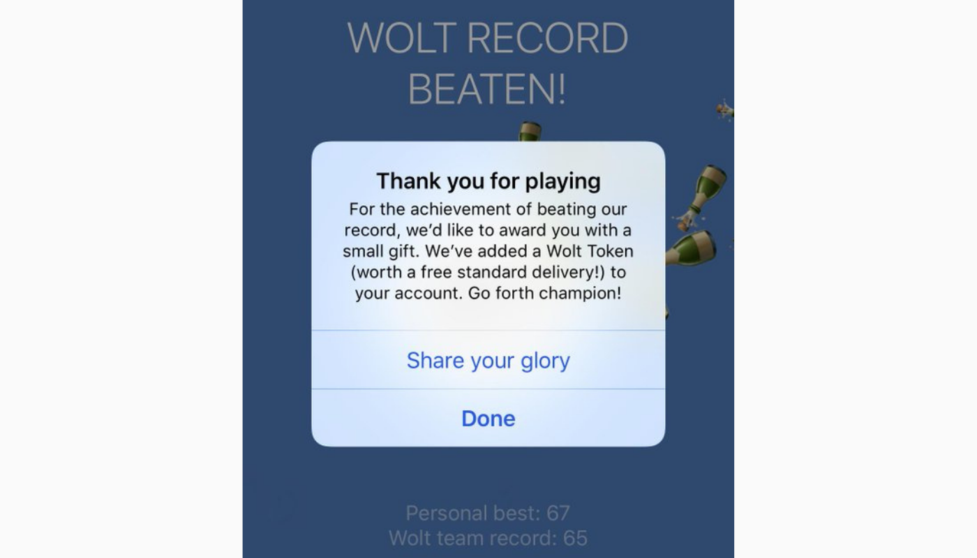wolt gamification ideas and leaderboard games
