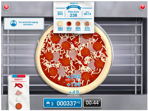 examples of gamification from Domino's