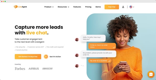 LiveAgent Hero Image