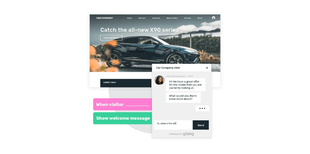live chat for car dealerships