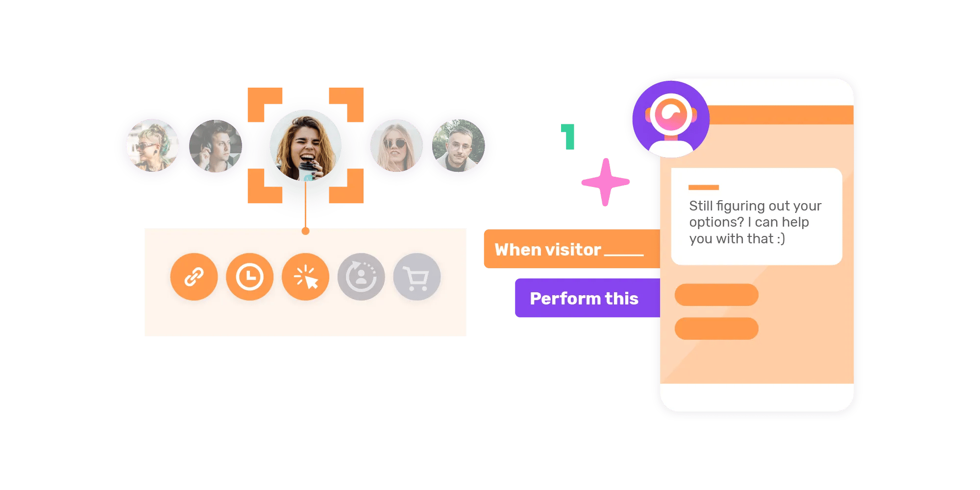 target customers with live videos