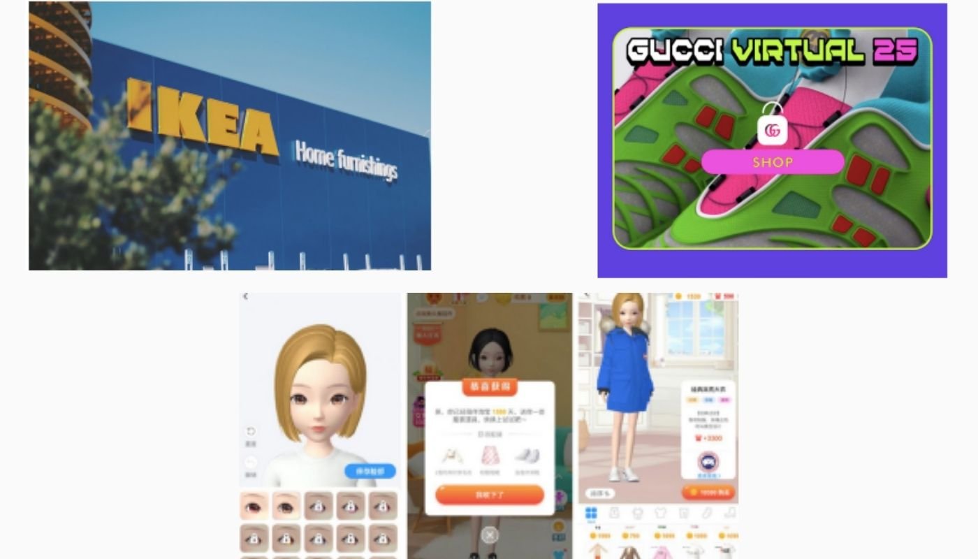 ví dụ mua sắm thực tế ảo Alibaba, Ikea, Gucci