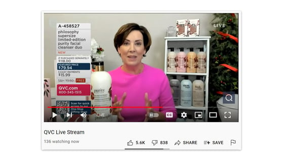 QVC live shopping