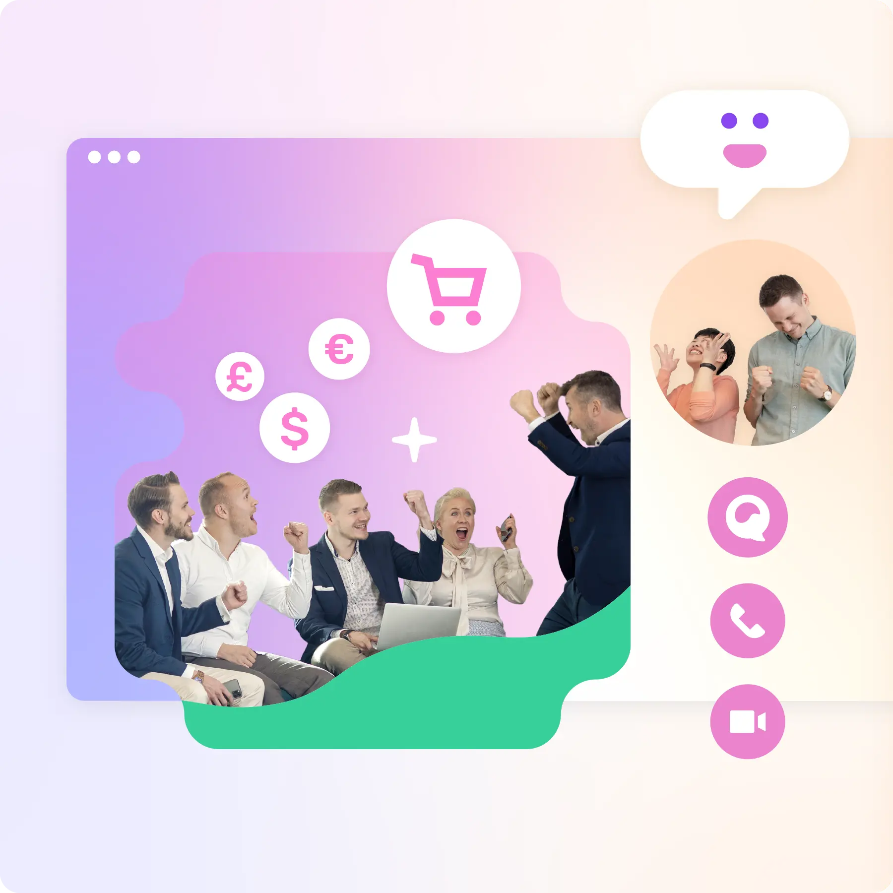 giosg helping you connect with your visitors and close sales faster
