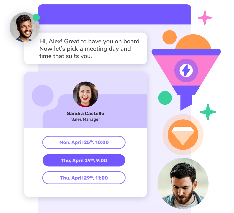 A chat conversation that converts into sales  with giosg solutions 