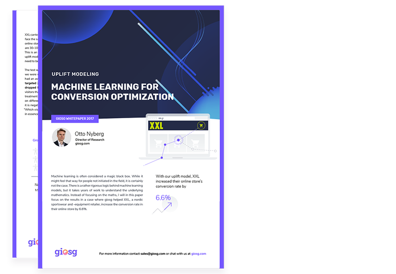 Guide: Machine learning for conversion optimisation